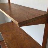 Scandinavian modular wall shelves from the 60s