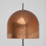 A pair of 1970s table lamps featuring mushroom-shaped shades