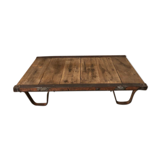 Coffee table former industrial loft lounge