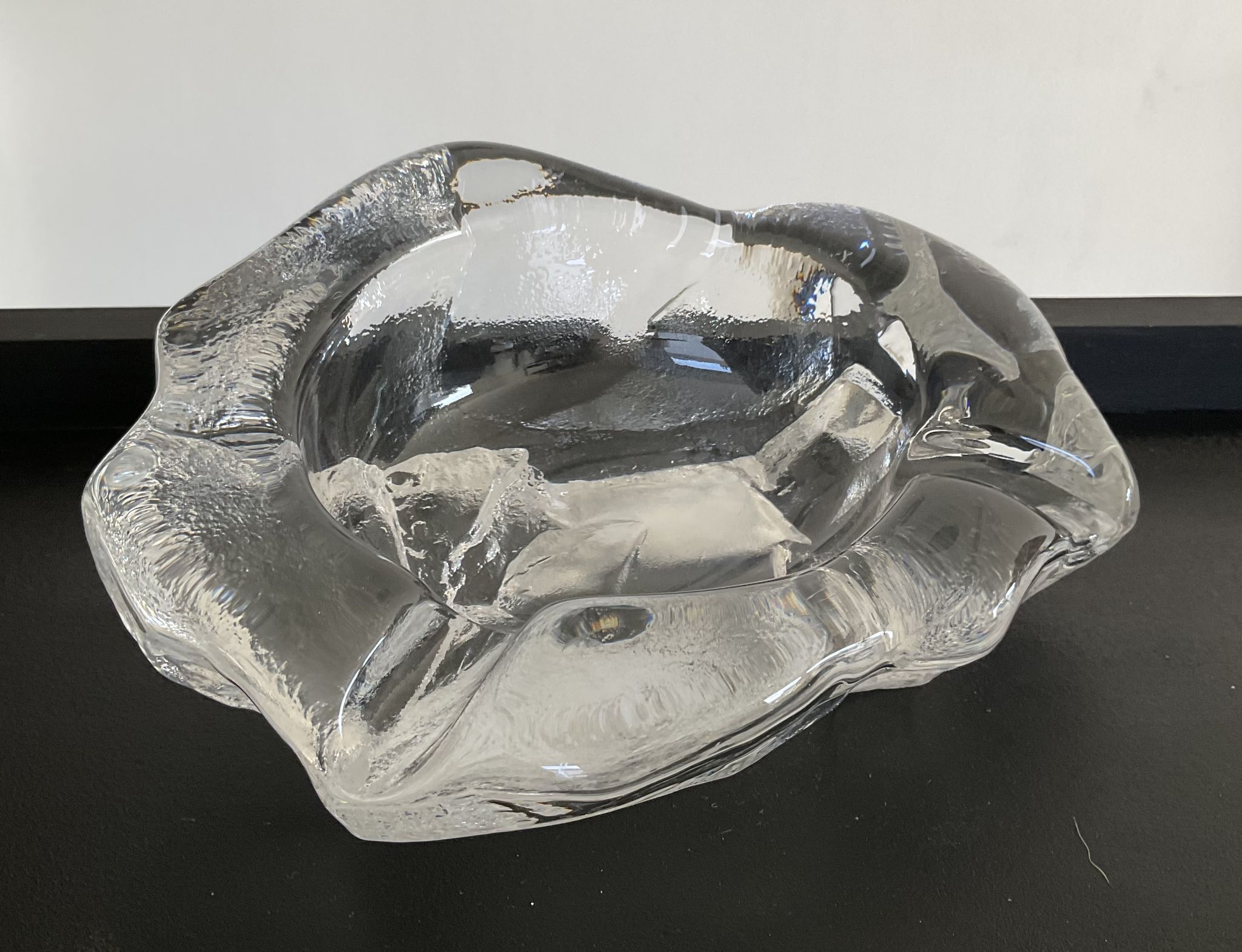 Trinket bowl vintage in 70s glass paste