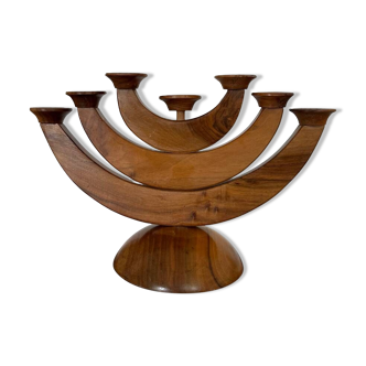 Swedish vintage wooden candle holder