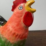 Ceramic rooster pitcher