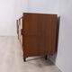 Vintage 1960s Italian-design wood and glass sideboard
