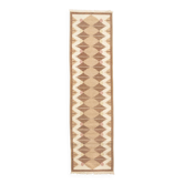 Scandinavian vintage gallery rug, 305/314 cm x 82 cm (120/124 x 32 in)