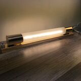 Vintage neon wall lamp 60 Stores Reunited massive brass