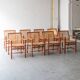 Set of 8 'King series' dining chairs by Rud Thygesen & Johnny Sørensen