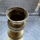 Pair of torch candle holders in chiseled gilded bronze XIXEME