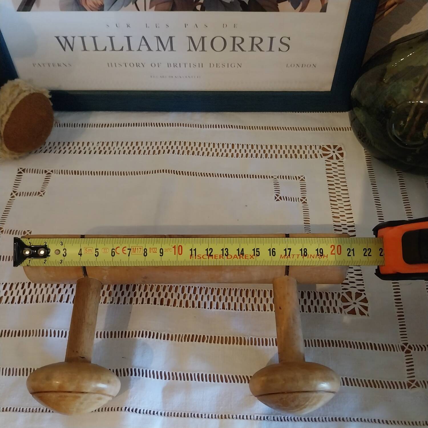 Vintage wooden coat rack