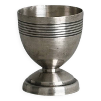 Silver-plated egg cup
