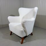Boucle armchair lounge chair Sweden, 1950’s