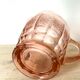 Vintage pink glass pitcher