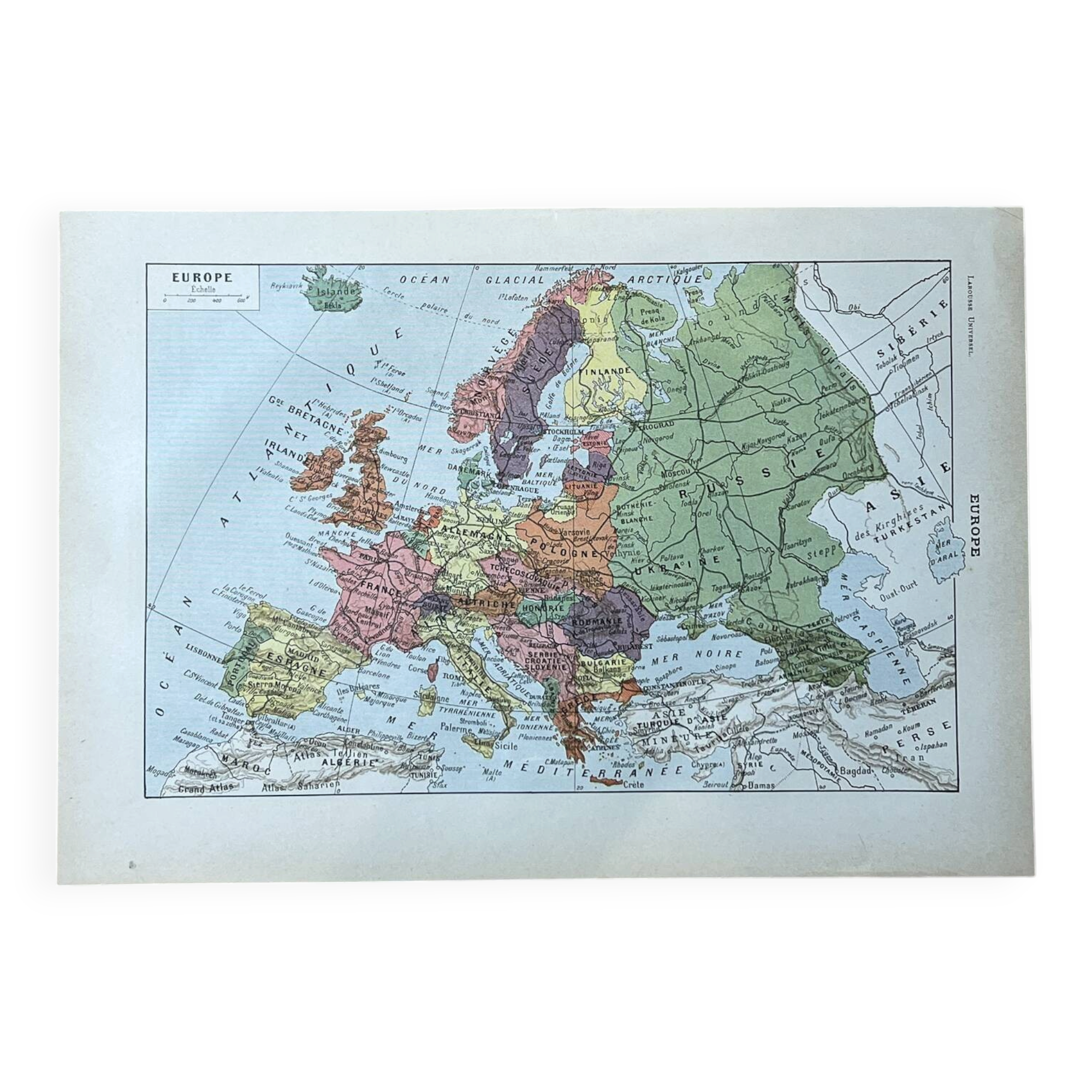 Map of Europe - 20x29cm