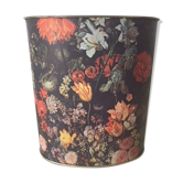 Corbeille en tôle Massilly vintage