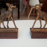 Old book in chiseled bronze