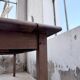 Oak farmhouse table 1950 212cm