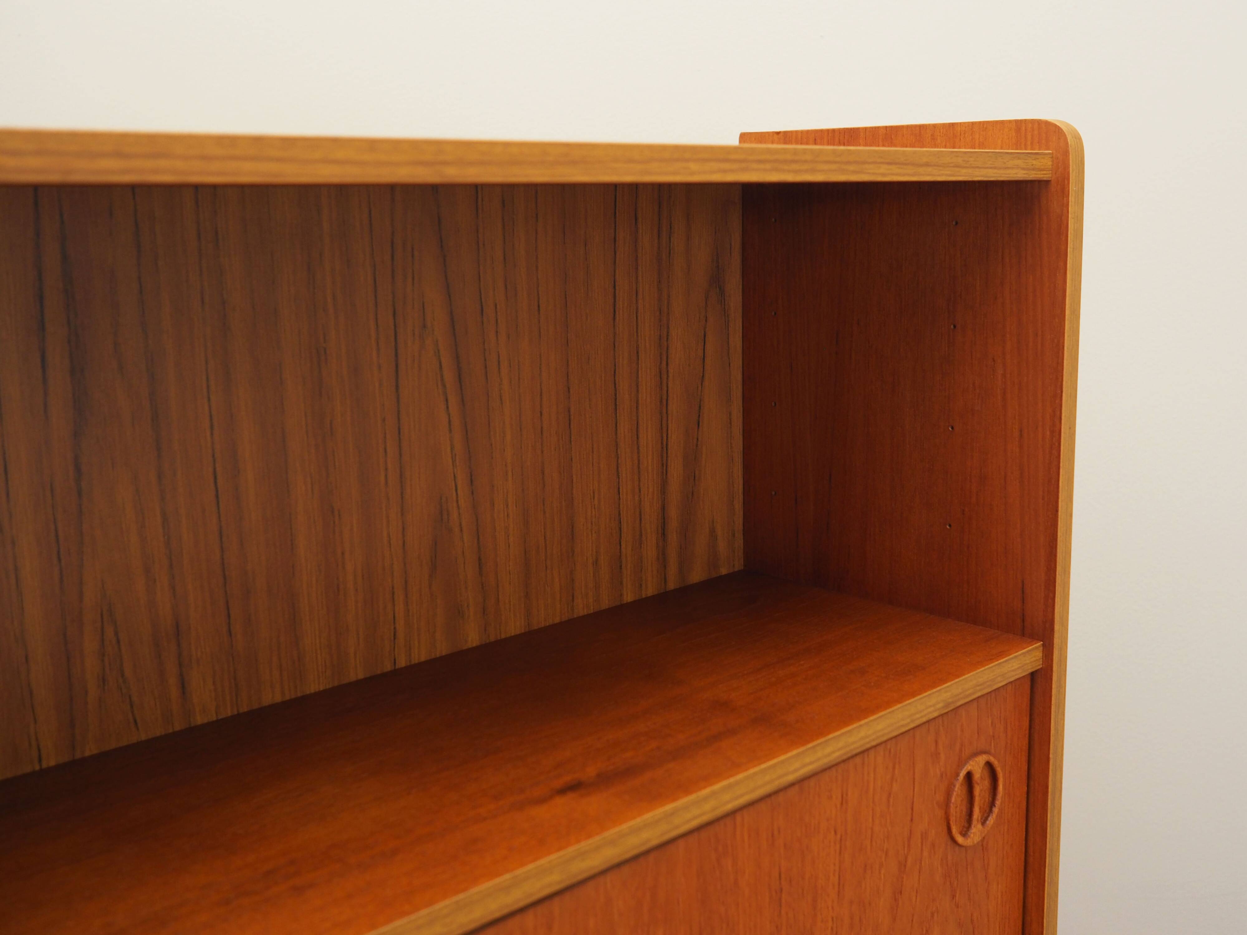 Teak bookcase, Danish design, 1960s, production: Denmark