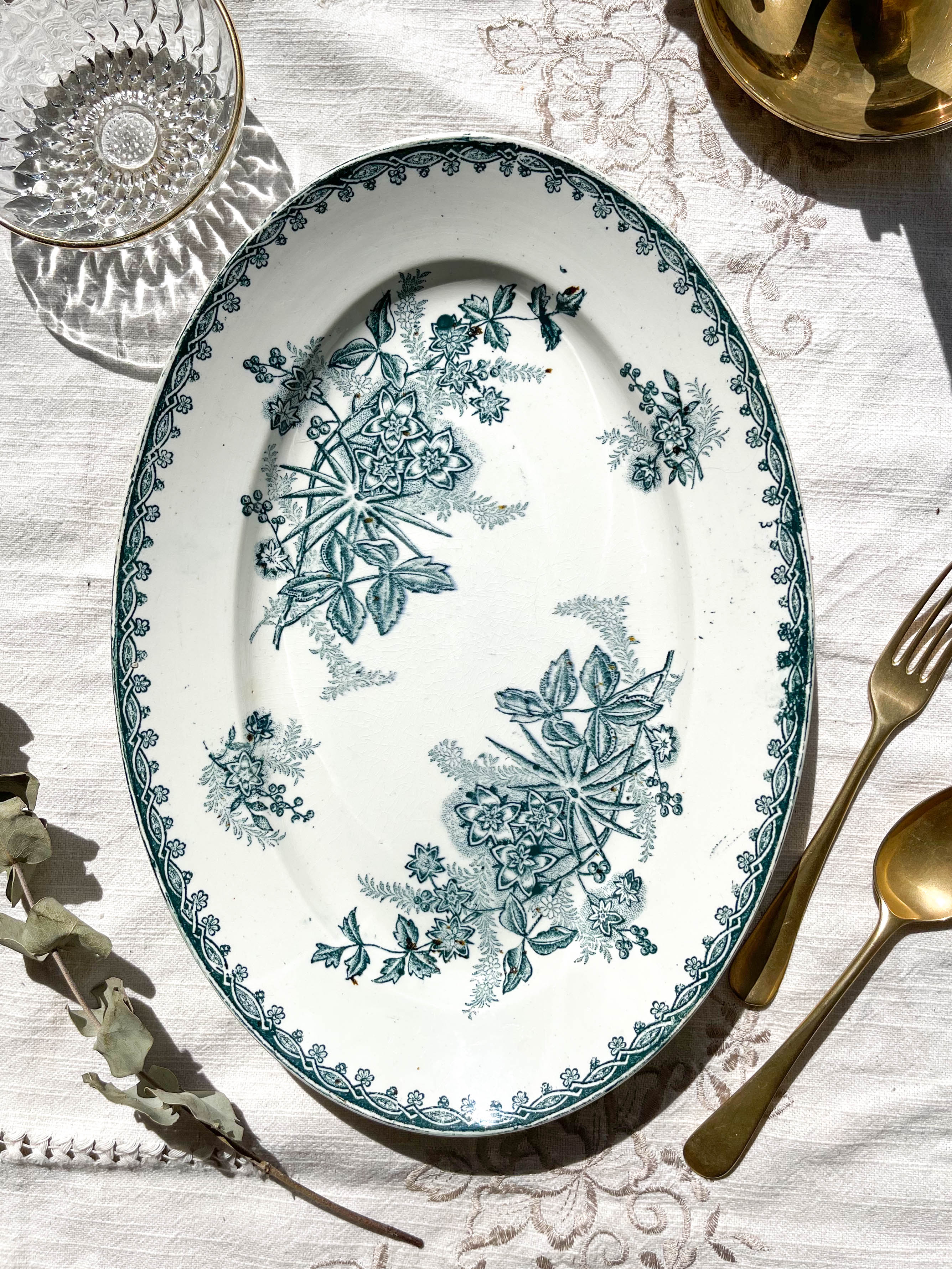 Flat oval Iron land St Amandinoise "MARGOT"