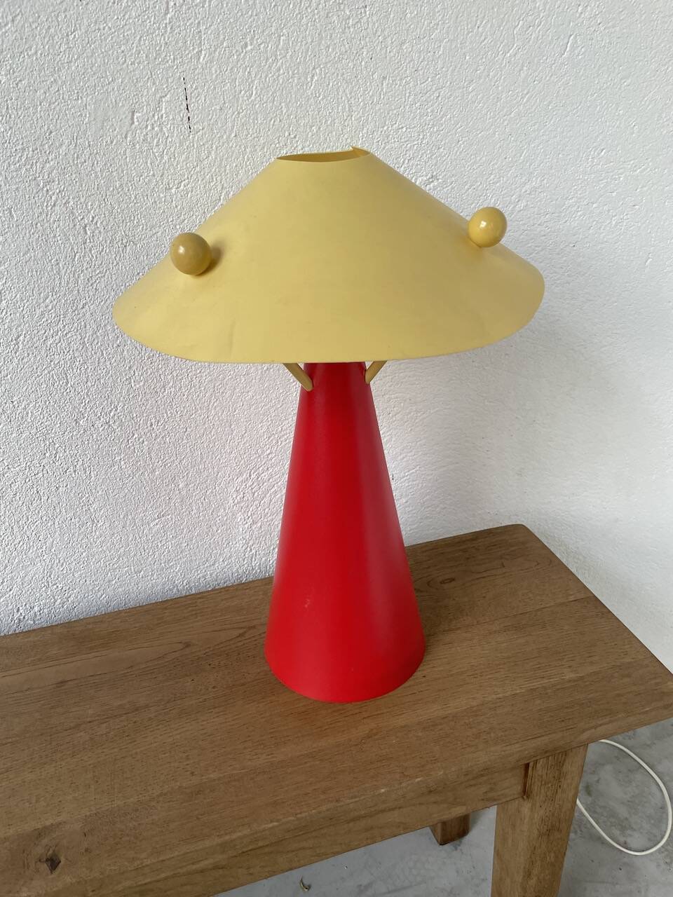 80s plastic children's desk lamp