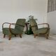 Pair of armchairs H72 by Jindrich Halabala for Ton - Thonet