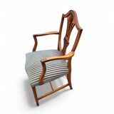 6 x English mahogany Hepplewhite chairs / 1920s