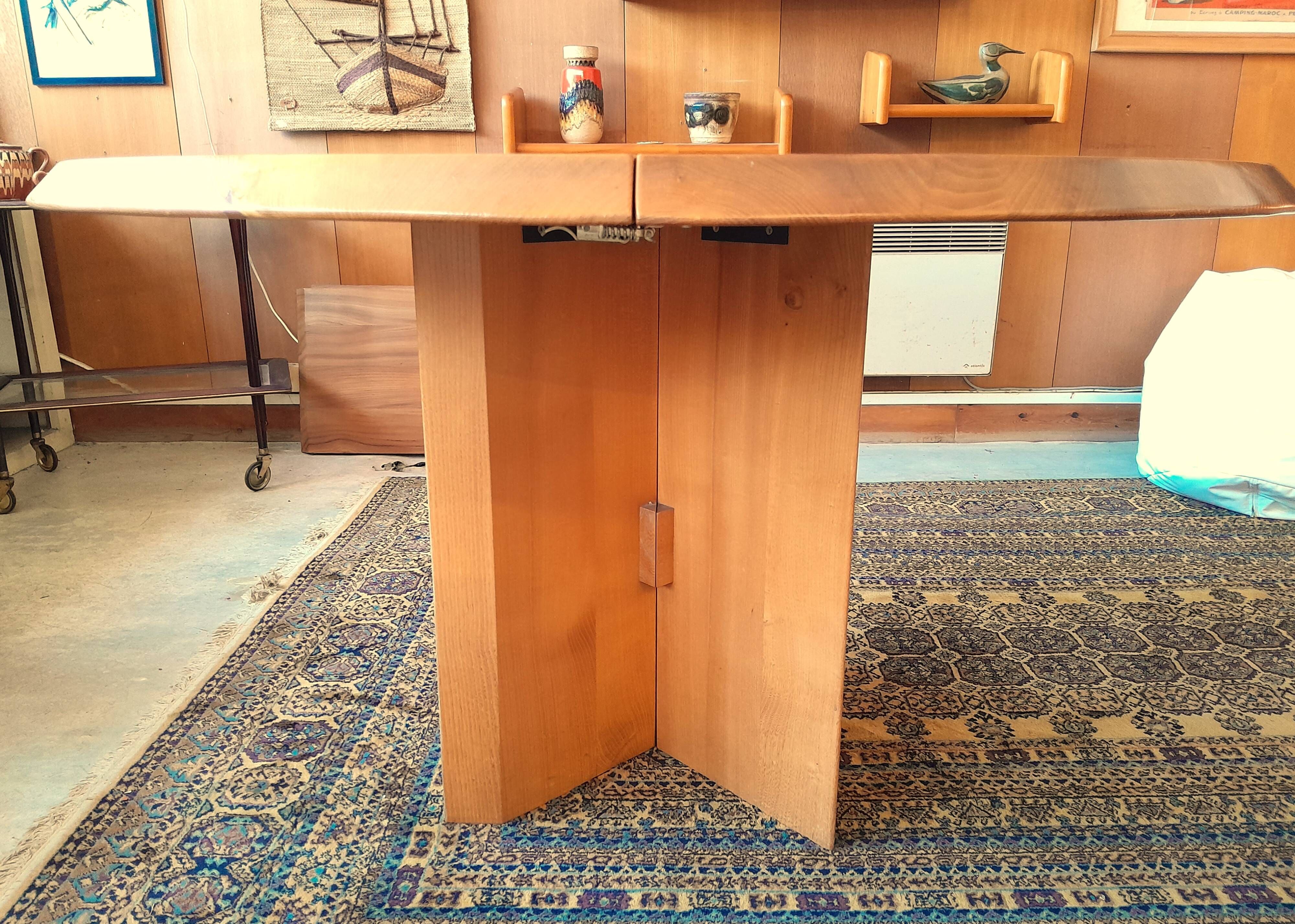 Table & chaises orme Gorgoni pour Roche & Bobois 1970s