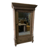 Armoire / penderie en bois brut