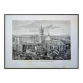 La Cathédrale de Sienne, Italie. Illustration imprimée en 1866.