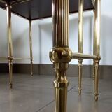 Bronze and eglomised glass nesting tables
