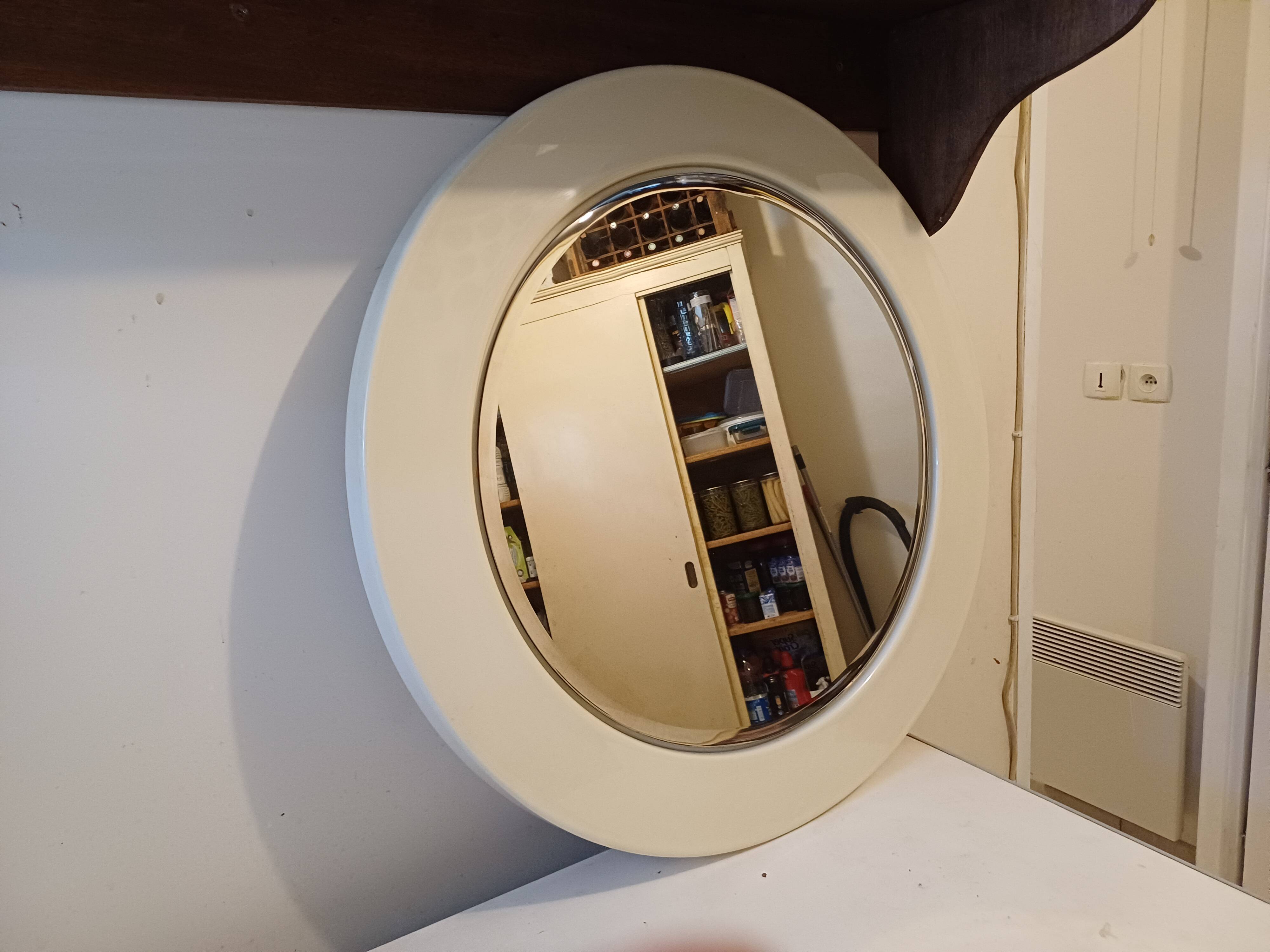 Vintage Italian Mirror from the 70s Cattanéo