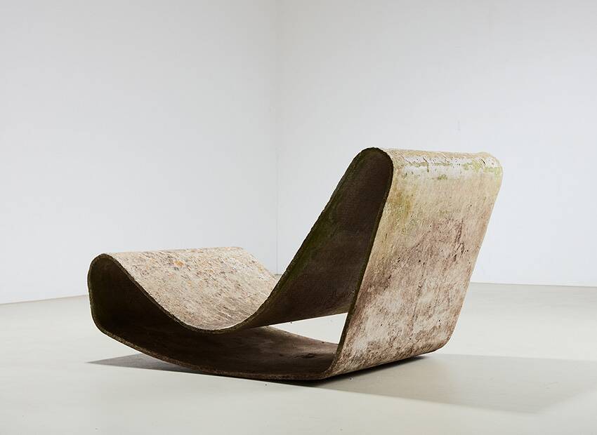 Loop chair by Willy Guhl for Eternit Switzerland 1954