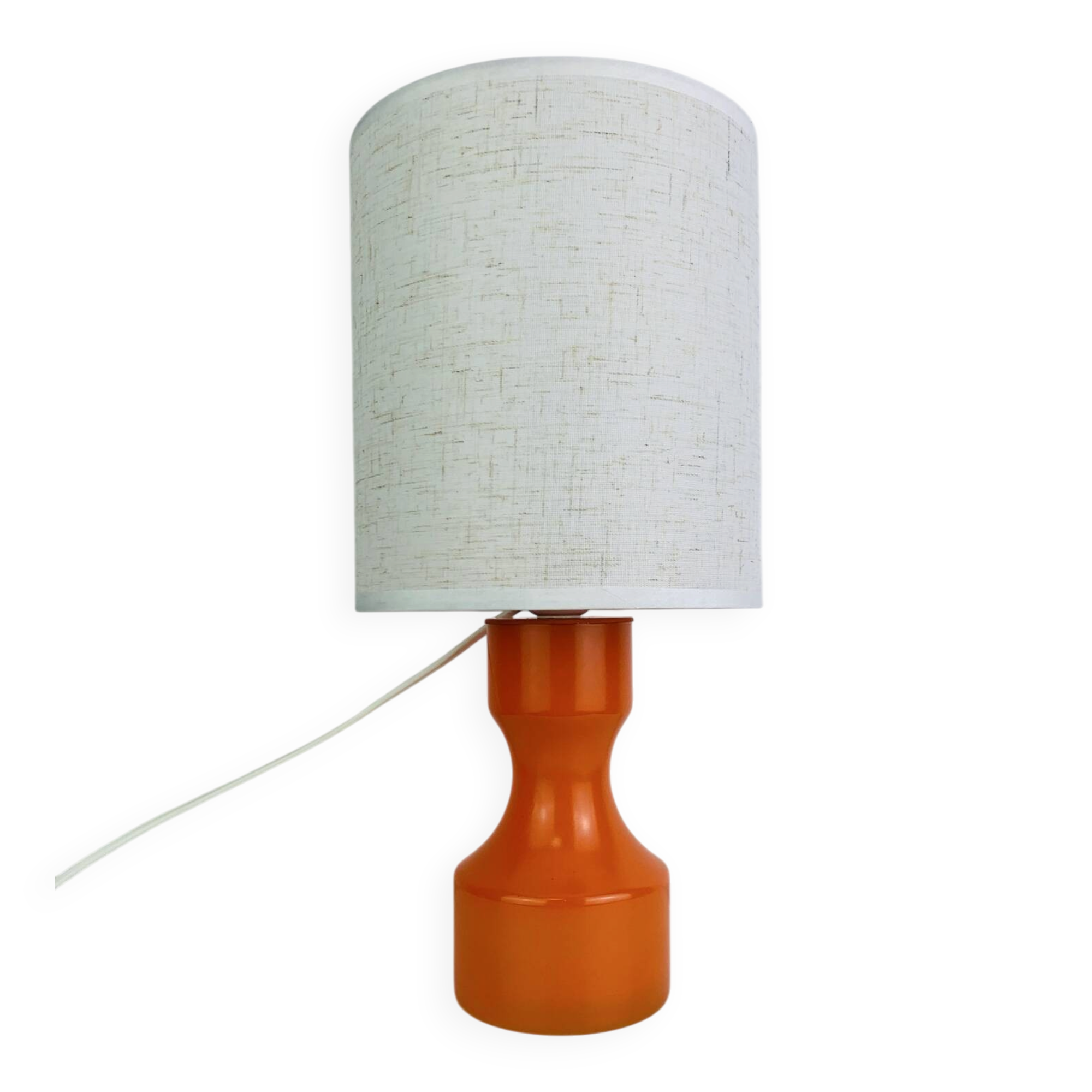 Lampe 70’s opaline orange vintage