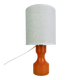 Lampe 70’s opaline orange vintage