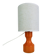 Lampe 70’s opaline orange vintage