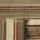 Turkish Kilim Yuruk 185x281 cm Striped Beige Brown Vintage Anatolian