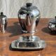 Tea set including teapot, milk jug, sugar bowl and butter dish