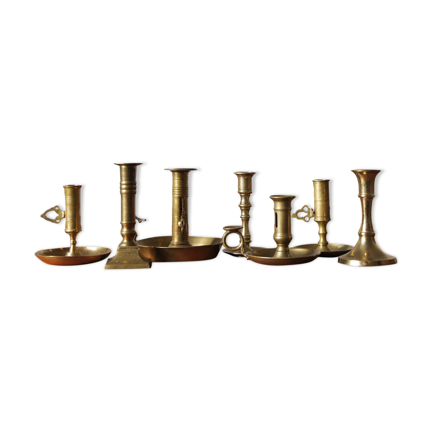 Brass candlesticks, 1960