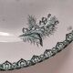 Antique plate Faïencerie Saint-Amandinoise model Muguet from the 1900s