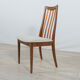 Mid-century teak and fabric dining chairs by Leslie Dandy for G-Plan, 1960s, Set of 8
