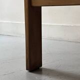 Modernist wooden armchair by Bauman, 1970 design.