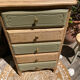 Pretty chiffonnier 💚 revamped Bohemian KHAKI chest of drawers