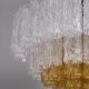Vintage 1960s Murano Glass Pendant Chandelier, Italian Design