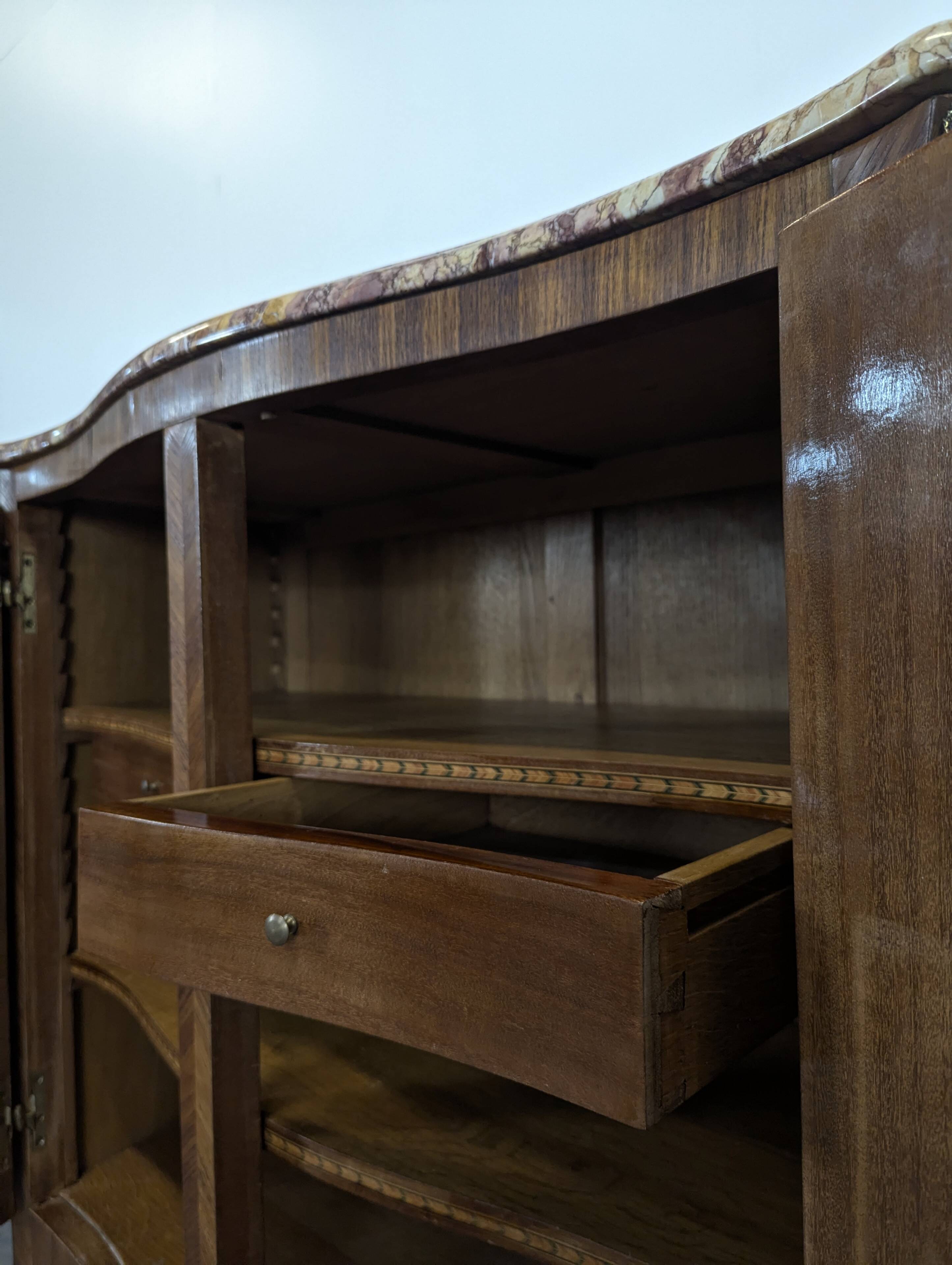 Louis XV style marquetry buffet