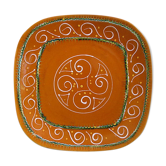Plat en Faïence de à décor celte