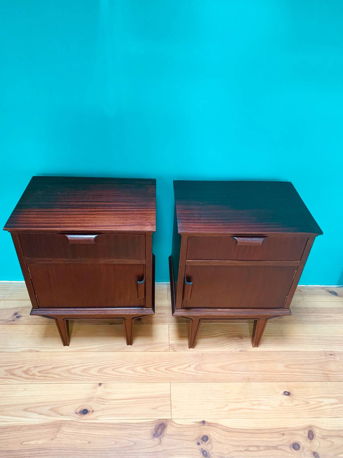 Pair of vintage Mid Century bedside tables