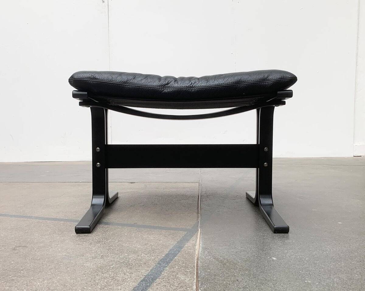 Norwegian Siesta Lounge Ottoman Chair by Ingmar Relling for Rybo