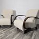 Art Deco Armchairs by Jindřich Halabala, 1950s, Set of 2