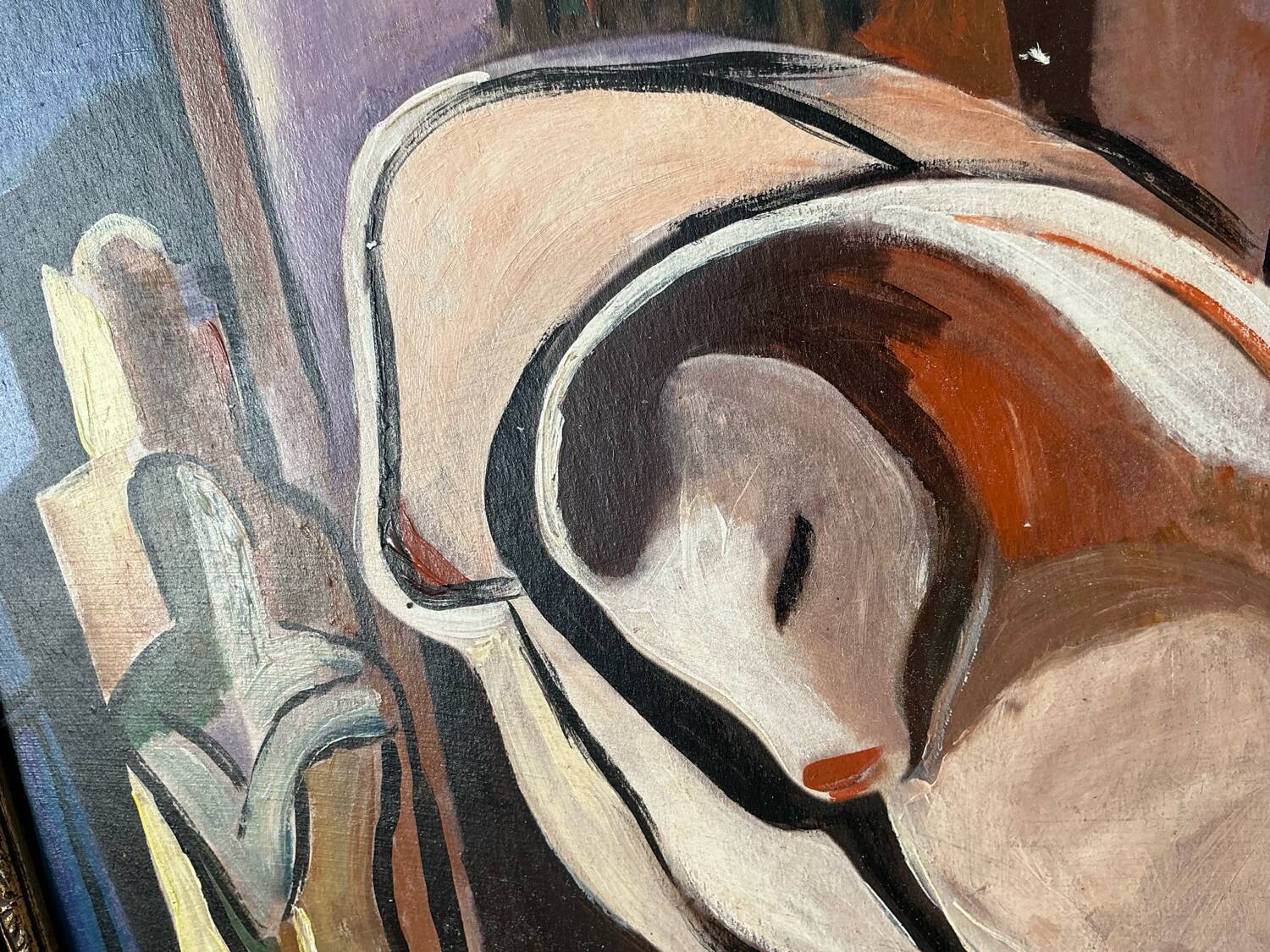 Kadar Bela unsigned Oil Painting Cubism