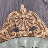 Antique celadon porcelain bowl mounted in gilded bronze, 19th century.