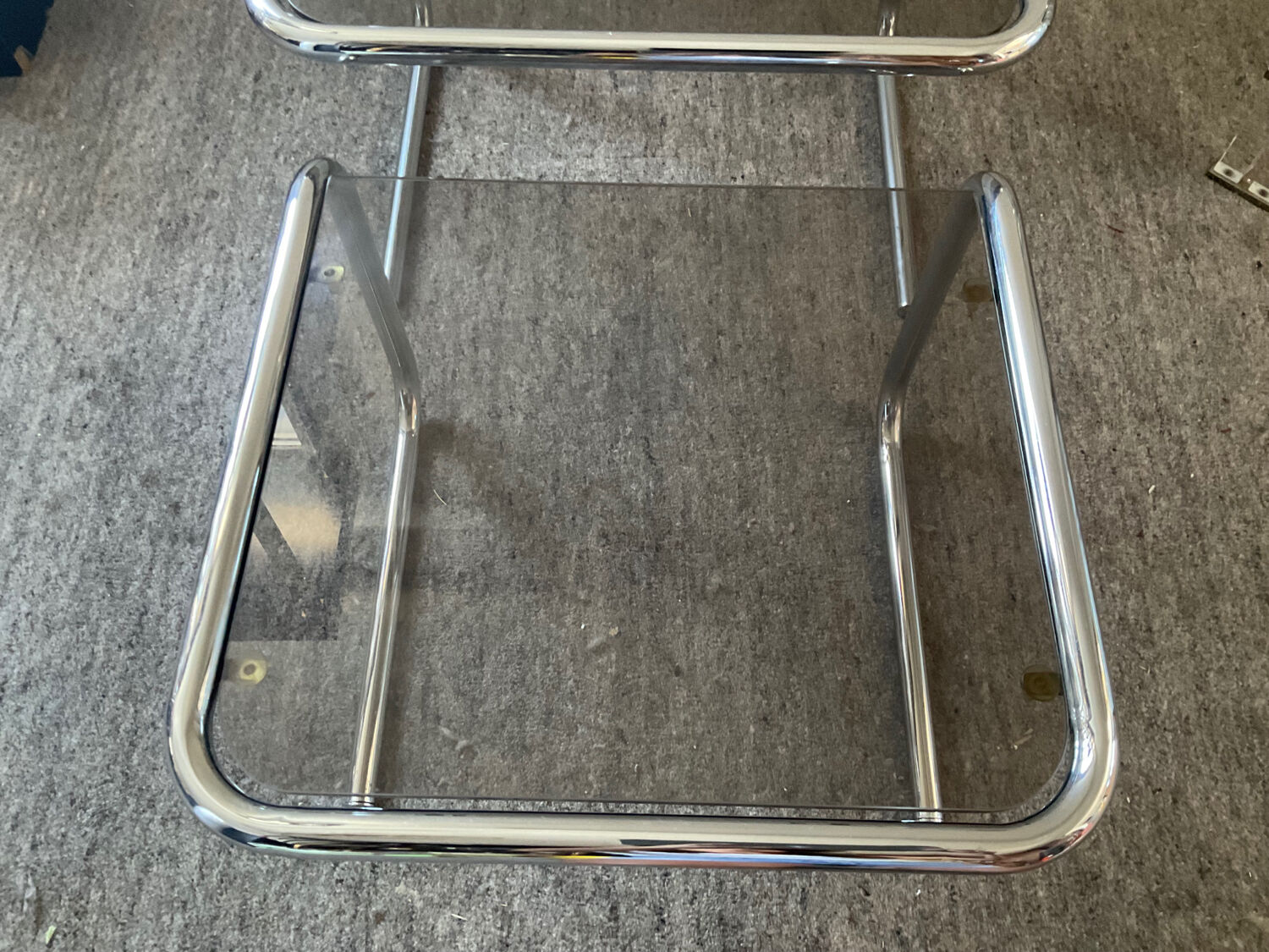 Series of 3 vintage nesting tables from the 60s and 70s