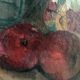 Nature morte huile sur toile 1900